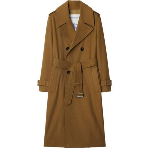 Burberry trench con cintura - marrone
