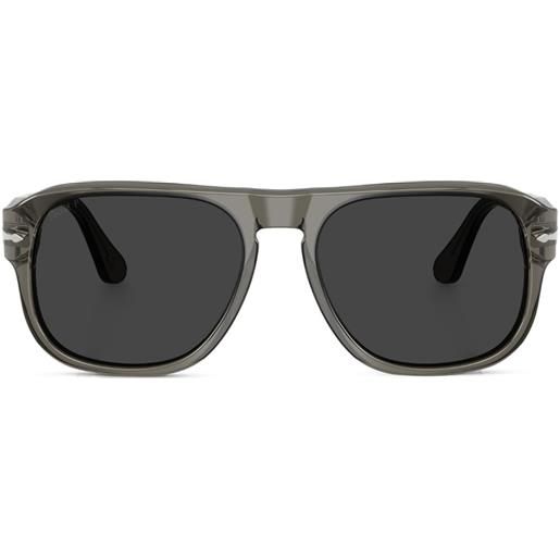 Persol occhiali da sole jean squadrati - grigio