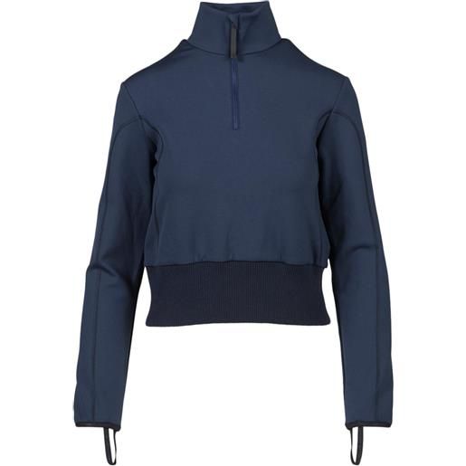 Aztech Mountain top con mezza zip - blu