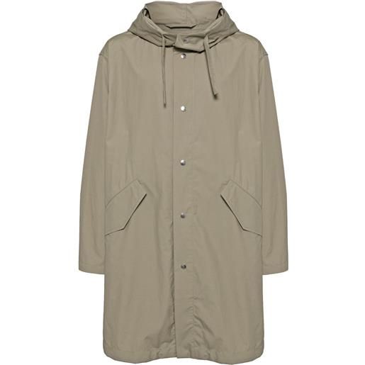 Jil Sander parka con stampa - verde