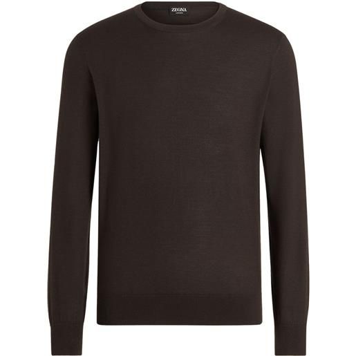 Zegna maglione cashseta - marrone