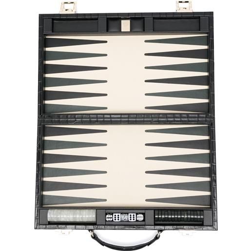 Aspinal Of London set backgammon (38cm x 24cm) - nero