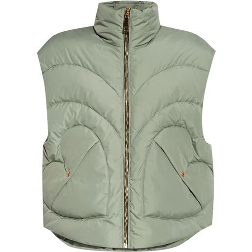 Khrisjoy giacca a collo alto - verde