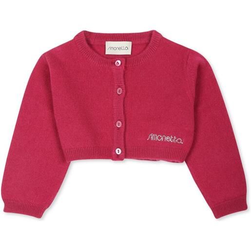 Simonetta cardigan con stampa - rosa