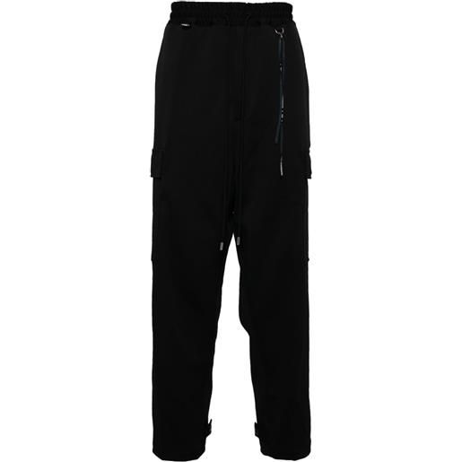 Mastermind World cargo in jersey - nero