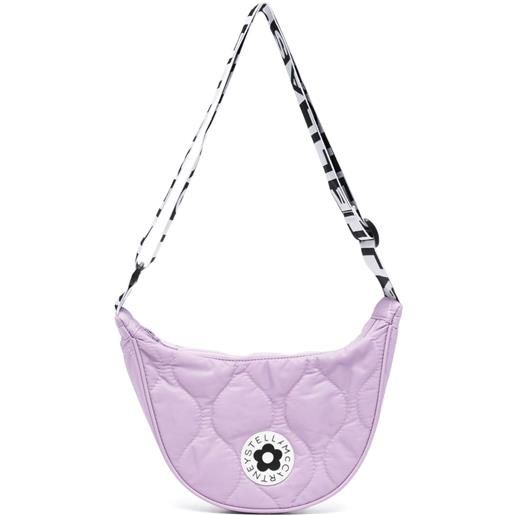 Stella McCartney Kids marsupio con applicazione logo - viola