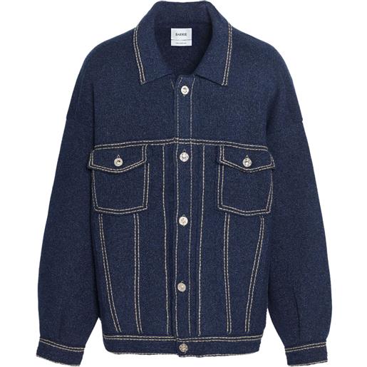 Barrie giacca denim oversize - blu
