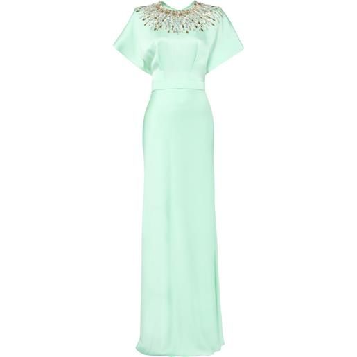 Jenny Packham abito palladium - verde