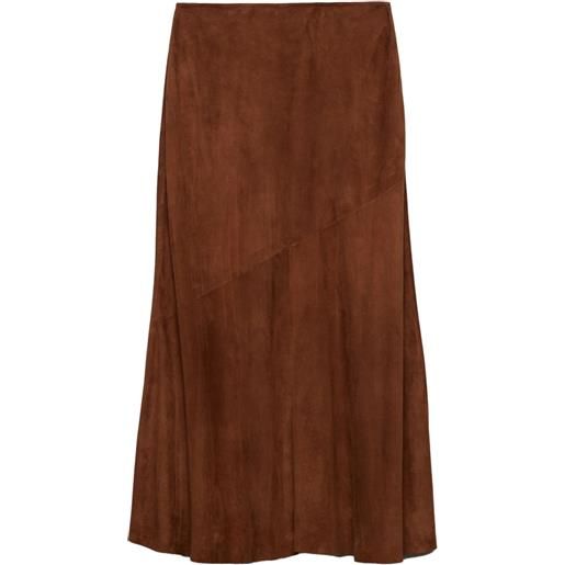 Prada gonna midi - marrone