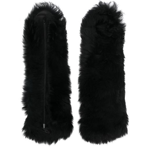 STEIN scaldacollo in pelliccia - nero