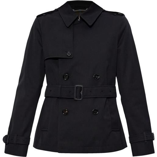 Burberry trench doppiopetto - nero