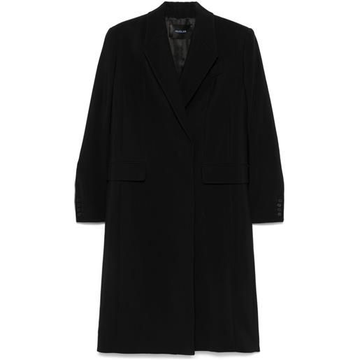 Mugler cappotto monopetto - nero