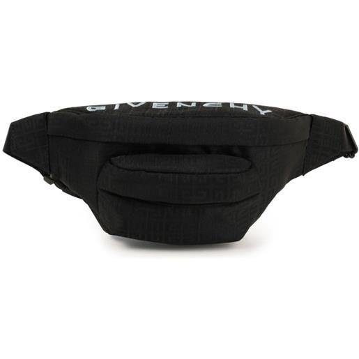 Givenchy Kids marsupio con ricamo - nero