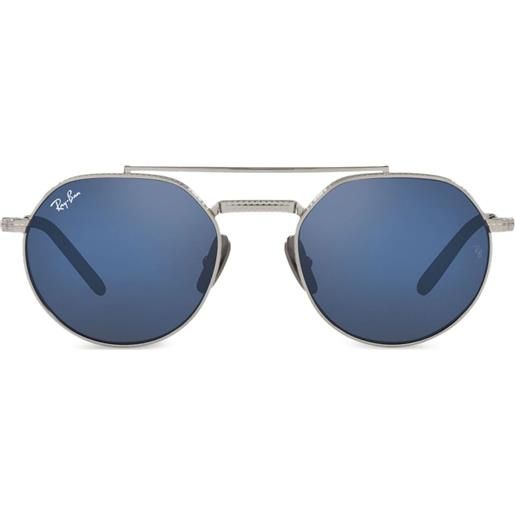 Ray-Ban occhiali da sole jack ii tondi - argento