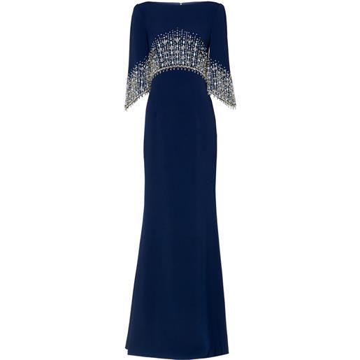 Jenny Packham abito electra - blu