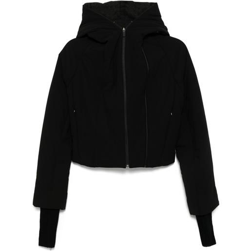 Hyein Seo piumino crop - nero
