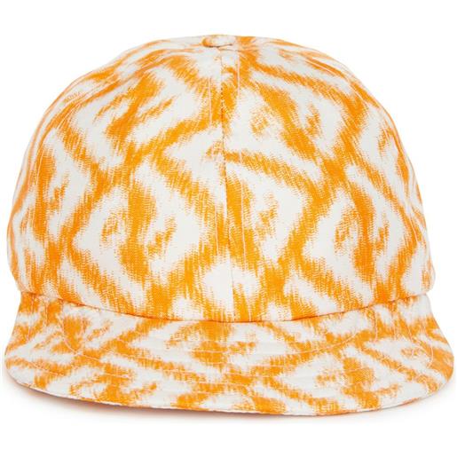 FENDI cappello da baseball con stampa ff - bianco