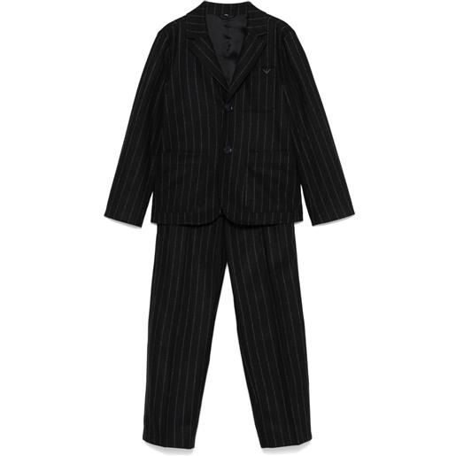 Emporio Armani Kids completo gessato - blu
