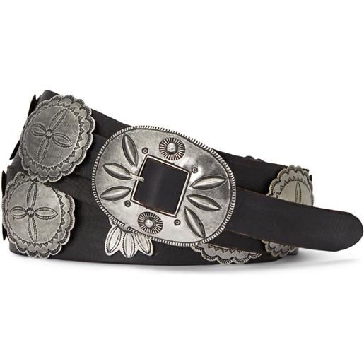 Ralph Lauren Purple Label cintura concho - nero