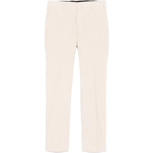 Brioni pantaloni dritti sartoriali - bianco