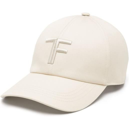 TOM FORD cappello da baseball con ricamo - toni neutri