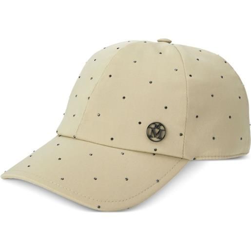 Maison Michel cappello da baseball tiger - toni neutri