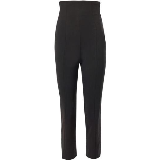 Carolina Herrera pantaloni capri a vita alta - nero
