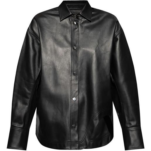 The Attico camicia con ricamo - nero