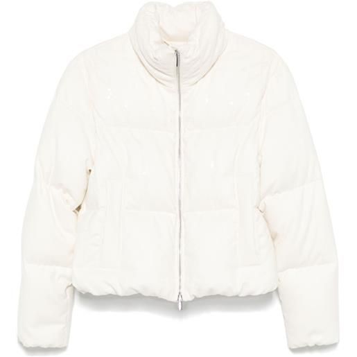 Peserico giacca con paillettes - bianco