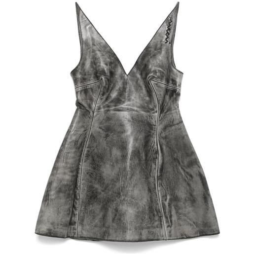 Marni abito corto svasato - grigio