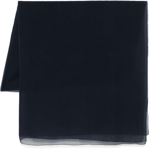 Alberta Ferretti foulard in seta - blu