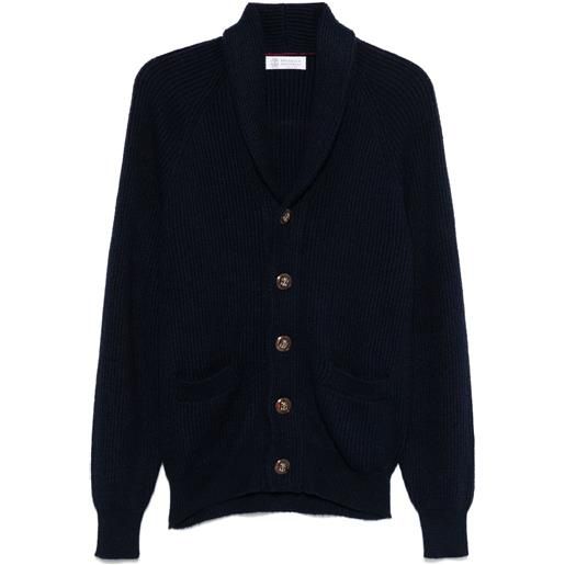 Brunello Cucinelli cardigan - blu