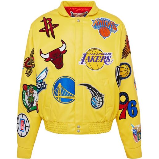 Jeff Hamilton giacca collage x nba - giallo