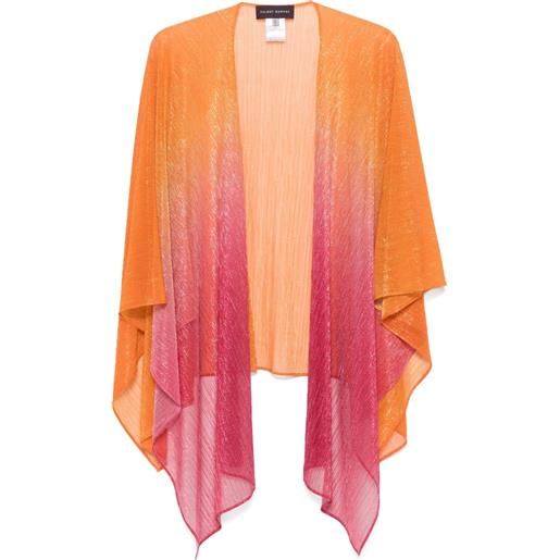 Talbot Runhof sciarpa con effetto sfumato - arancione