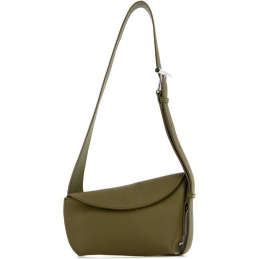 Alexander McQueen borsa sling a tracolla t-bar - verde