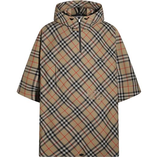Burberry mantella a quadri - toni neutri