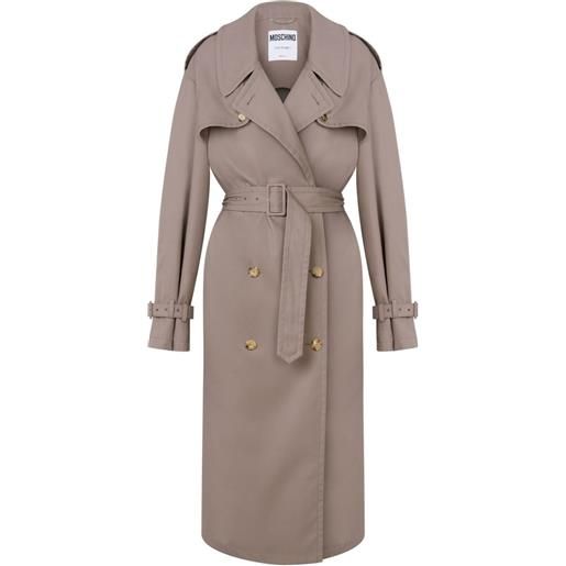 Moschino trench - marrone