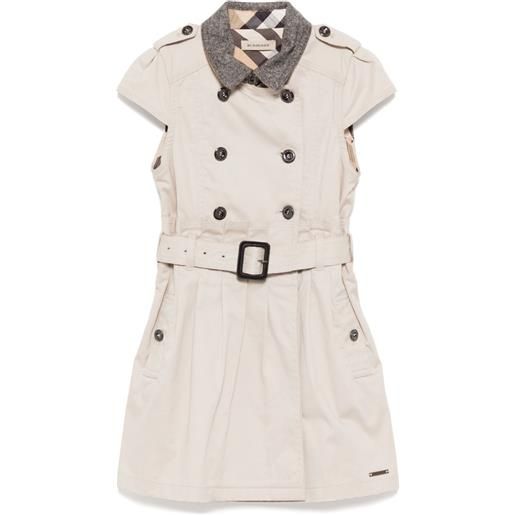 Burberry Kids abito doppiopetto - toni neutri
