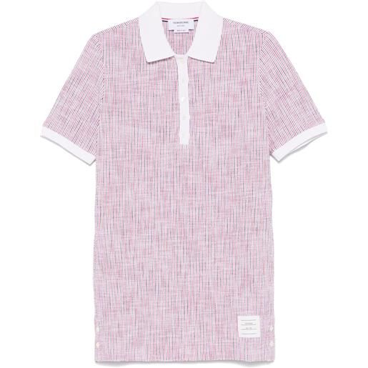 Thom Browne abito corto in tweed - bianco