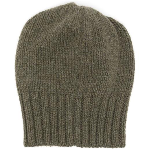 Inverni Hats berretto in cashmere - verde