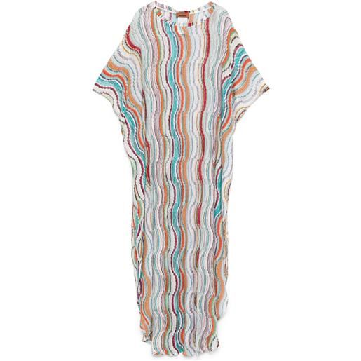 Missoni copricostume con stampa - bianco