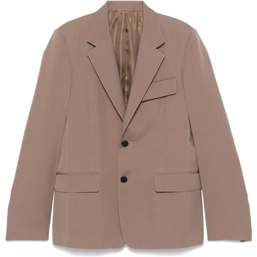 Lanvin blazer pesante - marrone