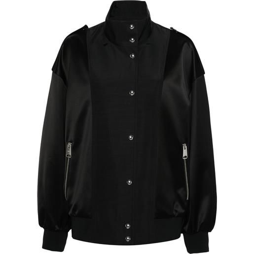 KHAITE bomber the farris in pelle - nero