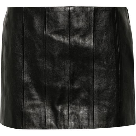 KHAITE minigonna meelar - nero