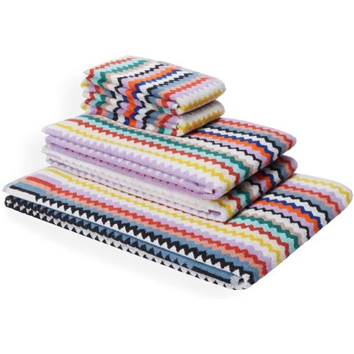 Missoni Home set di cinque asciugamani riverbero - toni neutri