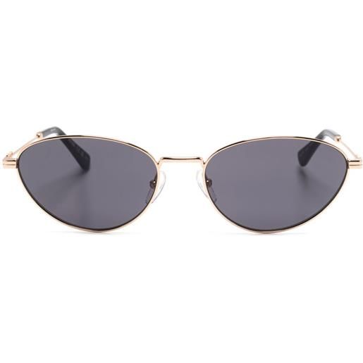 Moschino Eyewear occhiali da sole cat-eye - oro