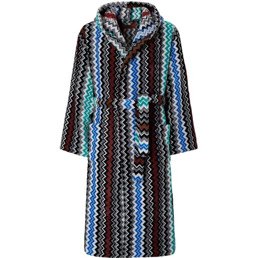 Missoni Home accappatoio con motivo chevron - blu