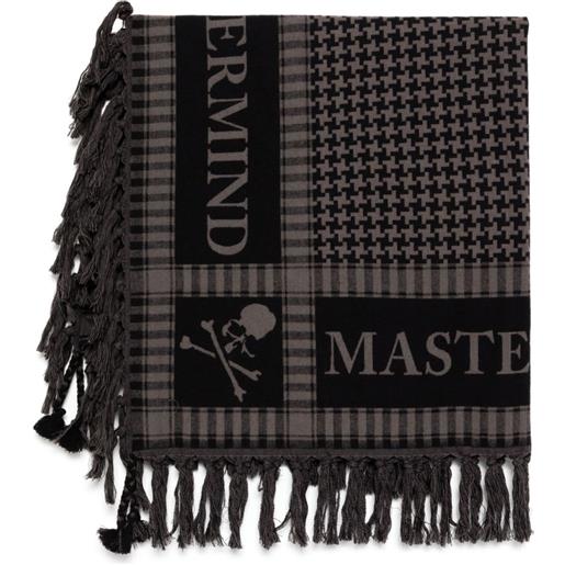 Mastermind World sciarpa con stampa - nero