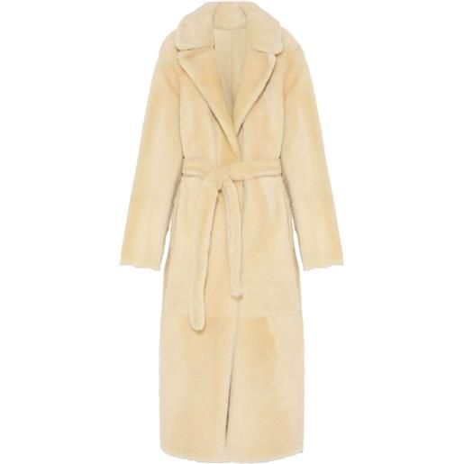 Yves Salomon cappotto reversibile - toni neutri