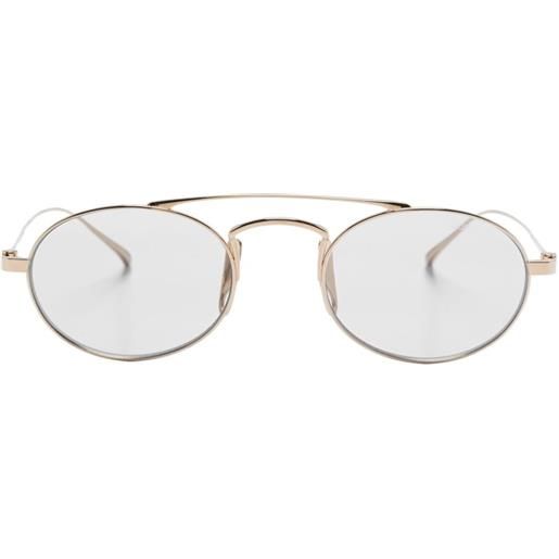 Giorgio Armani occhiali da sole tondi - oro